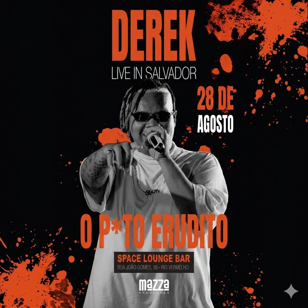 Cartaz — Derek × O P*to Erudito