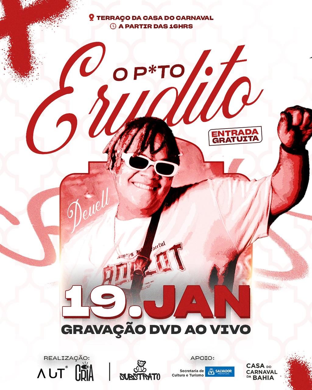 Cartaz — Gravação de DVD ao Vivo