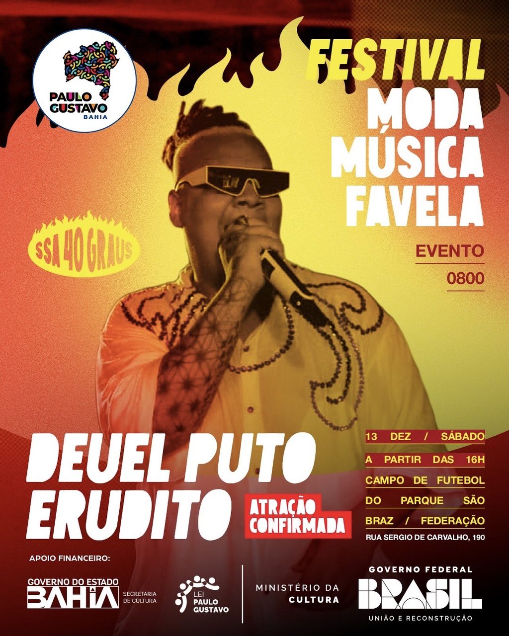 Cartaz — Festival Moda Música Favela