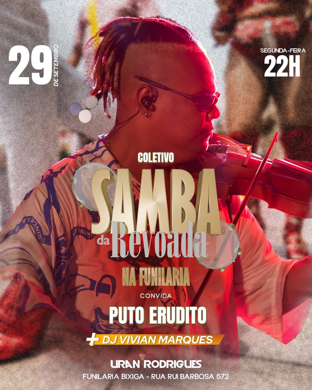 Cartaz — Coletivo Samba da Revoada São Paulo